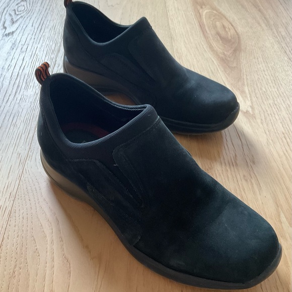 Bass Slide On Black Suede Bootie, Size 7 - Picture 3 of 8